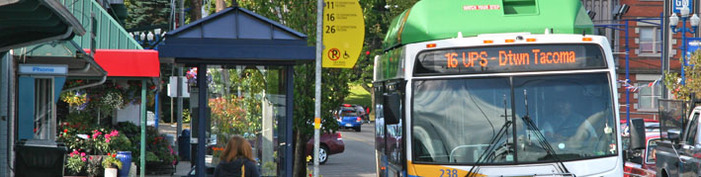 Route 16 header Picture of Bus